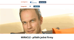 Desktop Screenshot of miracle.cz
